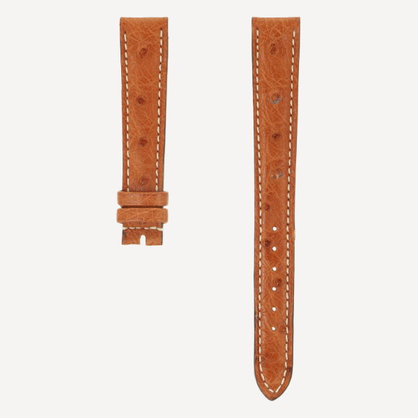 Strauß Classic Kontrastnaht, Breite 14/12, Länge 115/75, Farbe cognac