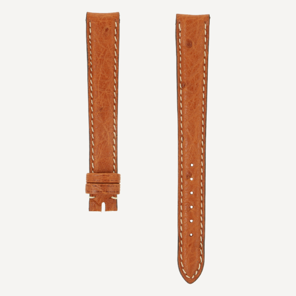 Strauß Classic Kontrastnaht, Breite 14/12, Länge 115/75, Farbe cognac
