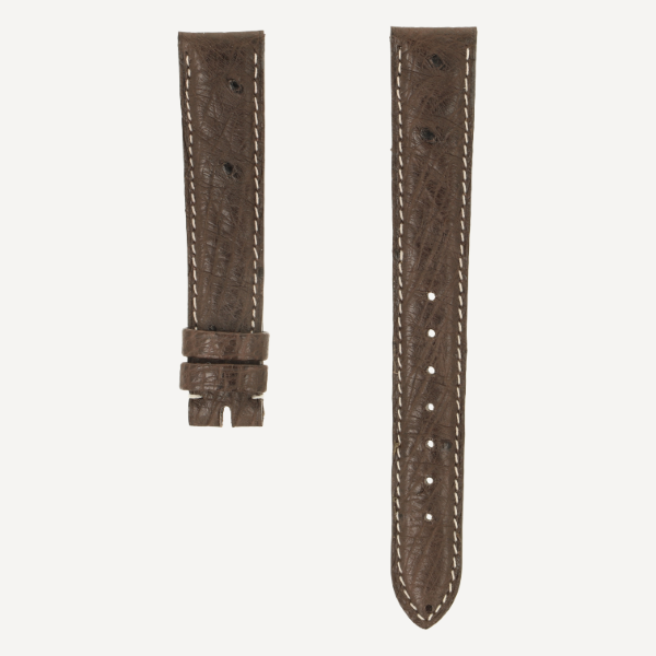 Strauß Classic Kontrastnaht, Breite 16/14, Länge 115/75, Farbe dunkelbraun