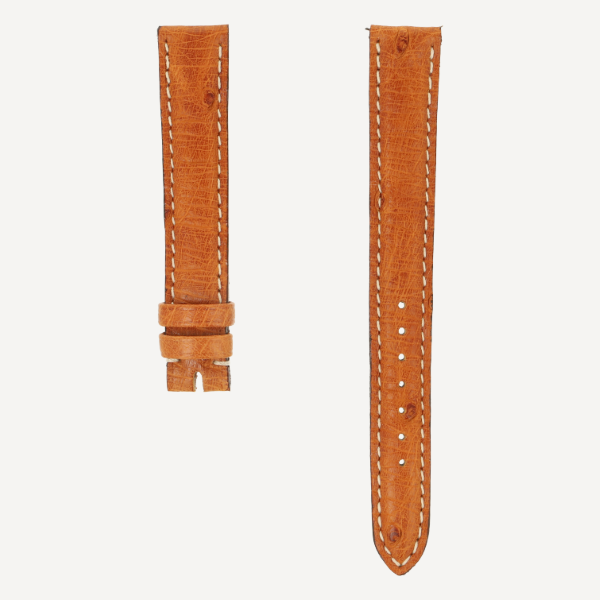 Strauß Classic Kontrastnaht, Breite 13/12, Länge 105/75, Farbe cognac